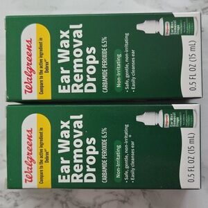 2 Ear wax removal drops NEW